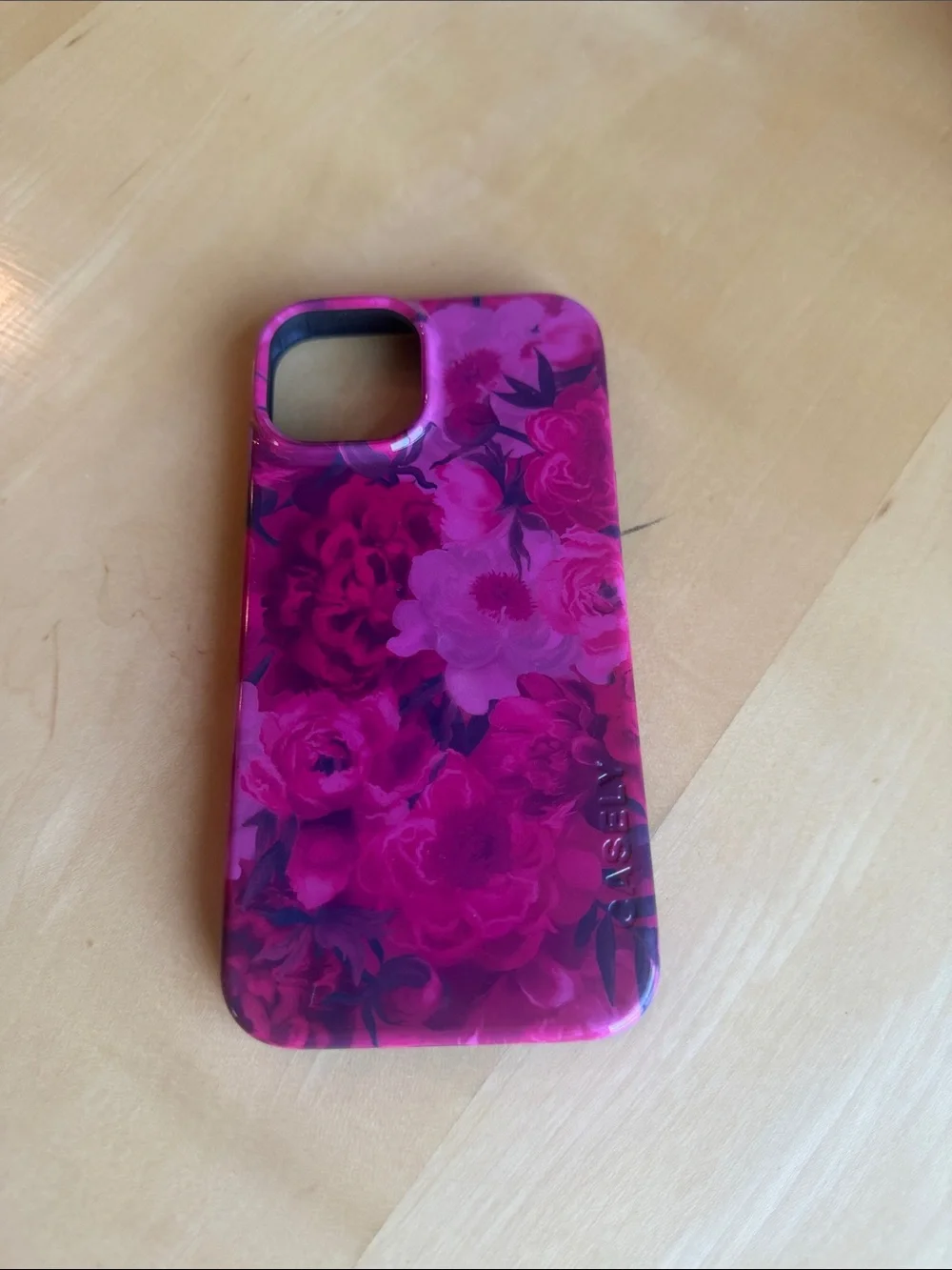 Floral Pink Phone Case for iPhone 14- Vibrant Rose Design